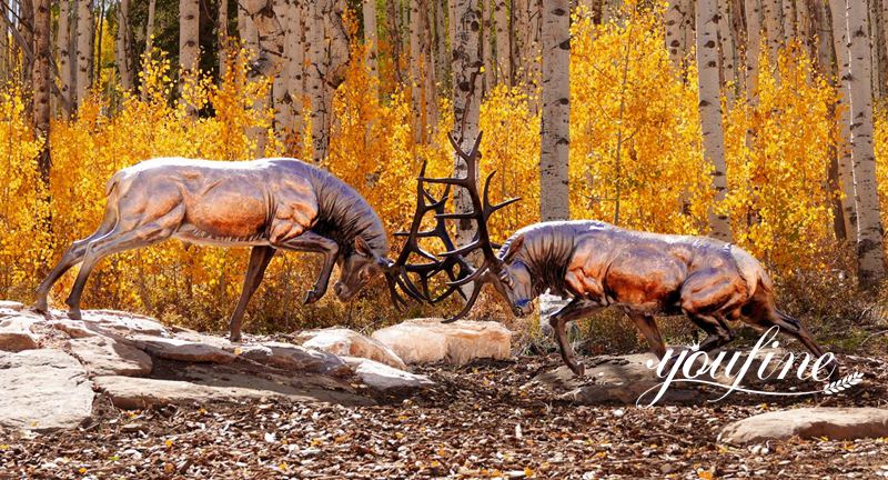 fighting elk statue feedback