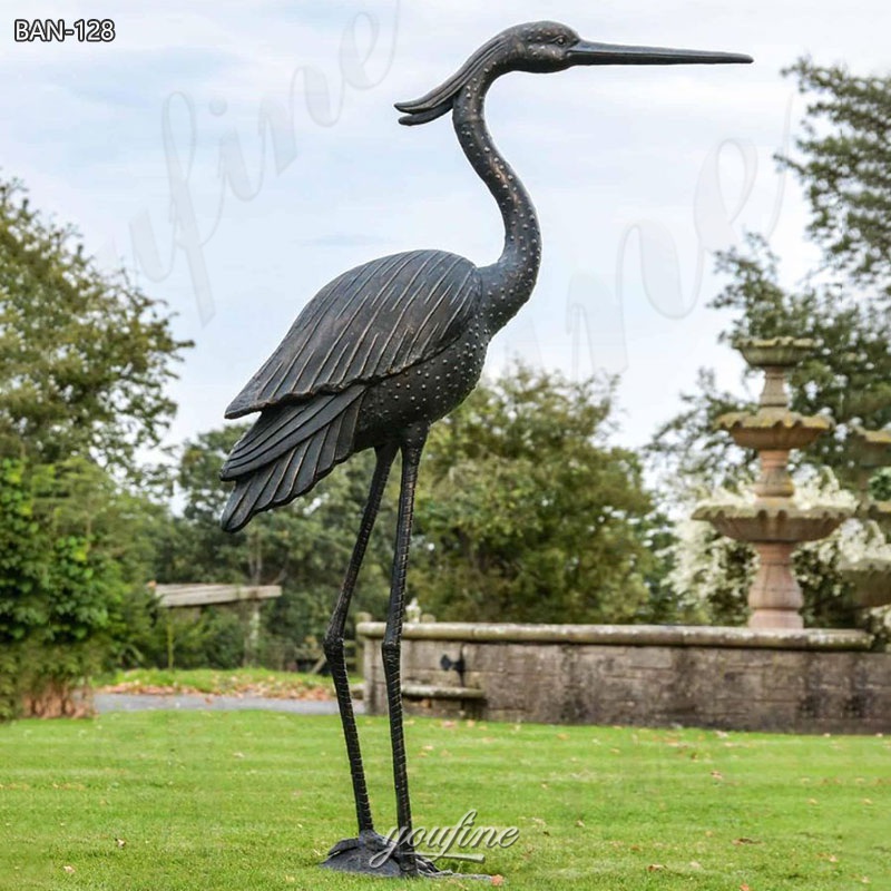Good Directions Blue Heron Garden Weathervane - Copper Finish With Pole Included