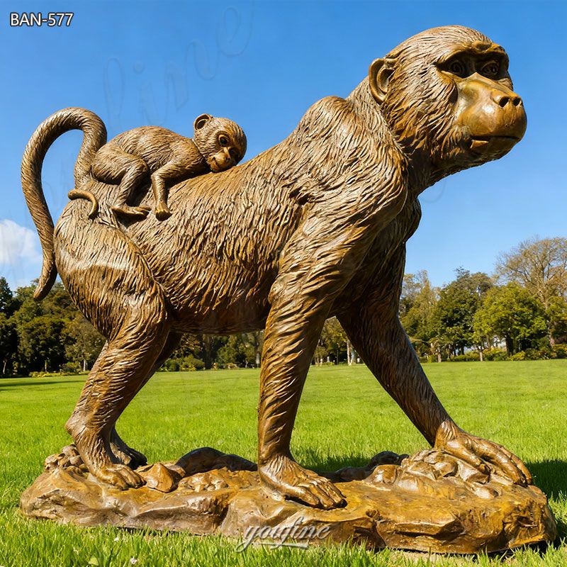 life size monkey statue