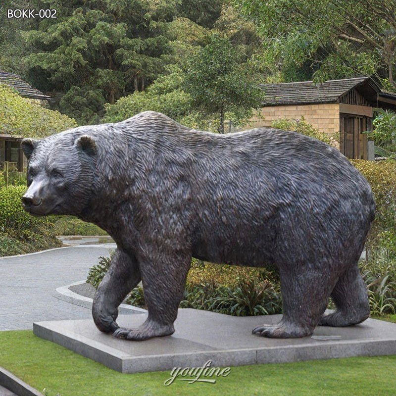 life size bear sculpture