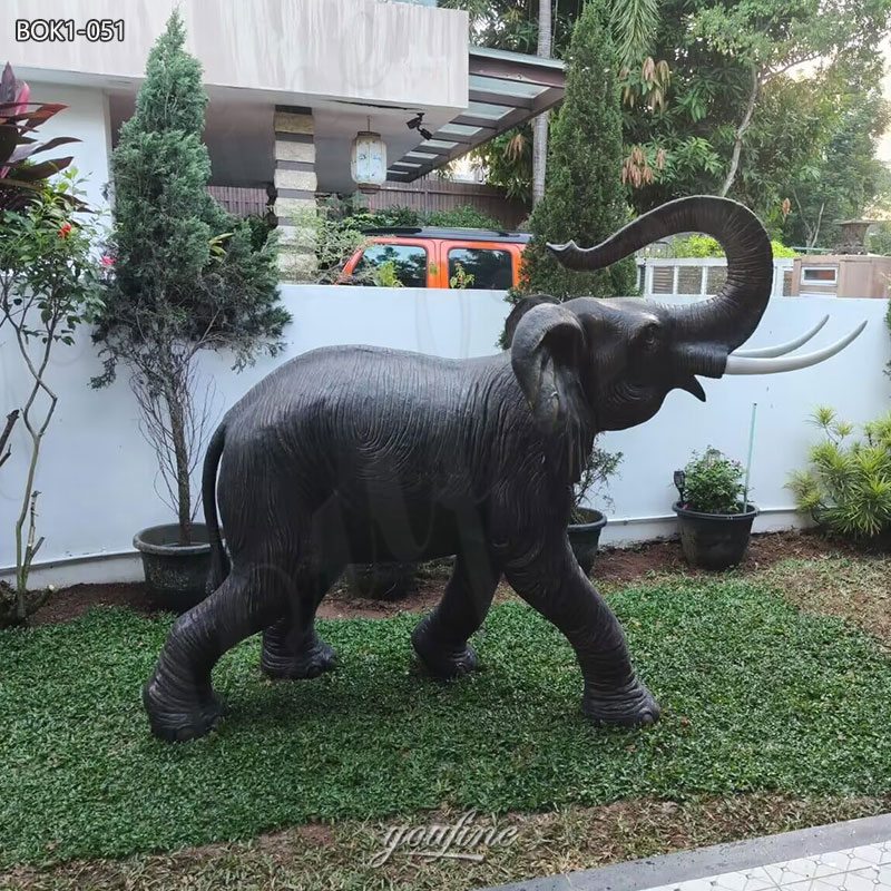cute elephant statue feedback from Singapore