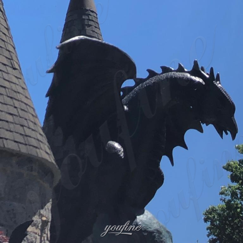 Feedback of the flying dragon statue