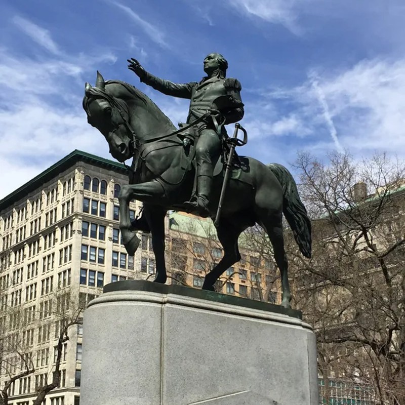 Equestrian Statue of Benito Mussolini