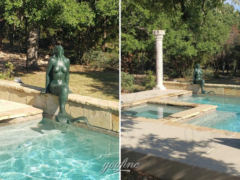 sitting mermaid statue feedback