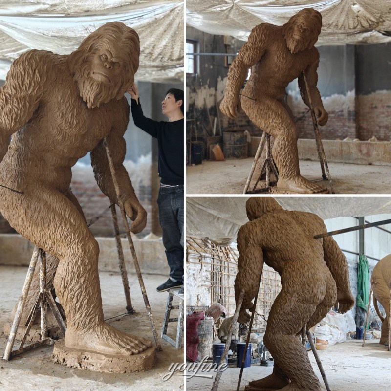 1:1 Sasquatch Clay Model