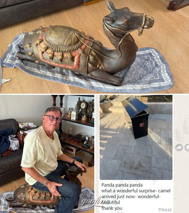 feedback of life size camel statue