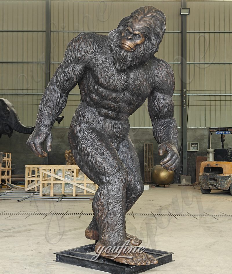 large sasquatch statue