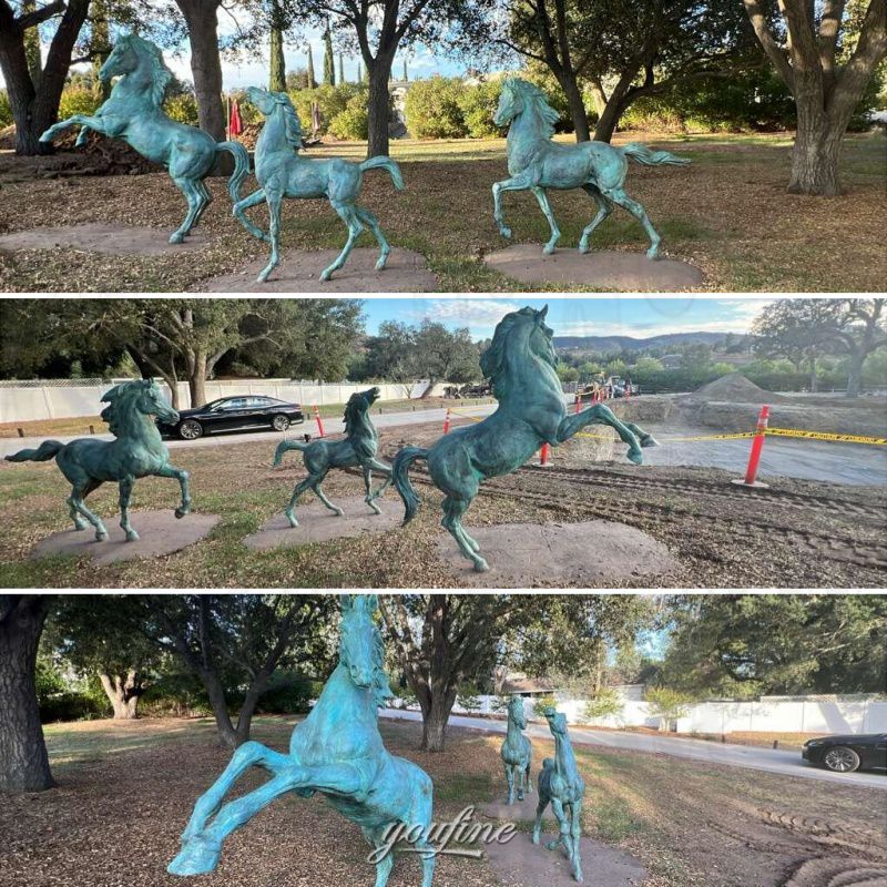 vintage horse statues feedback