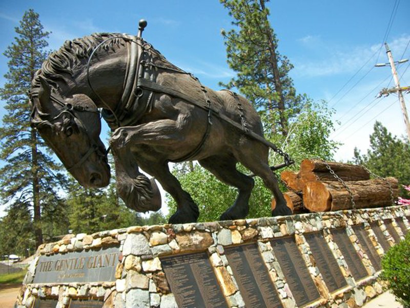 Draft Breeds sculpture