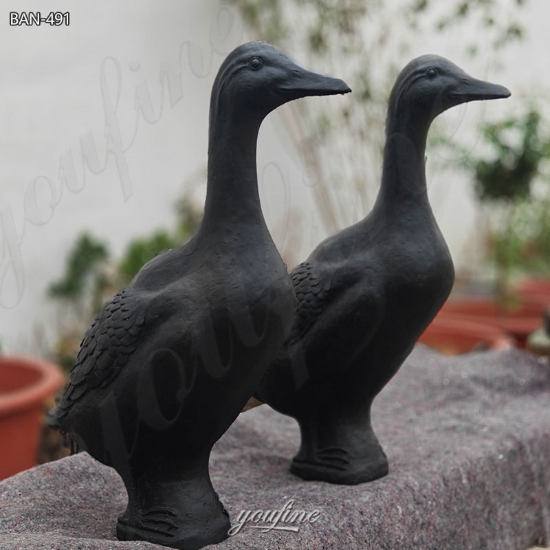 duck lawn statue