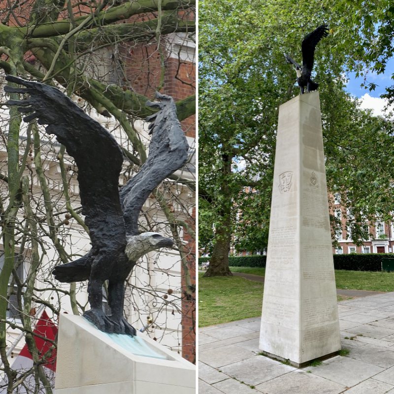 Eagle Squadrons Memorial (London, UK)