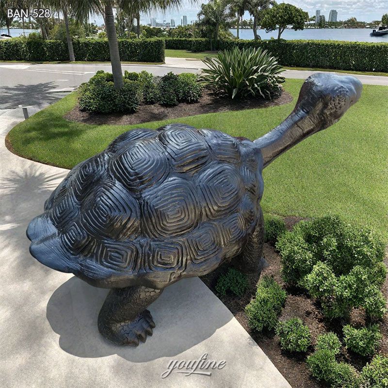 bronze tortoise statue for home