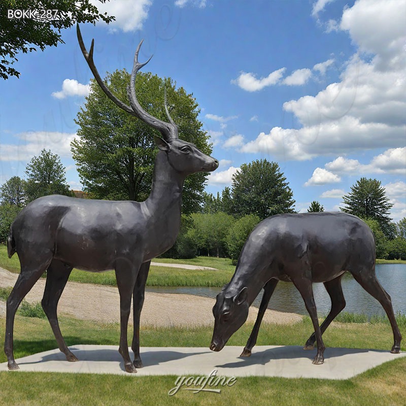 deer yard ornaments