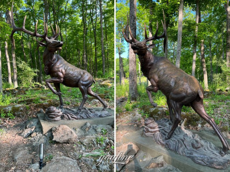 large deer statue feedback from US