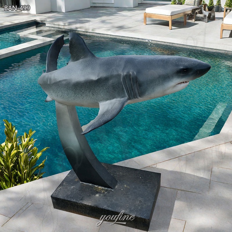 shark art sculpture
