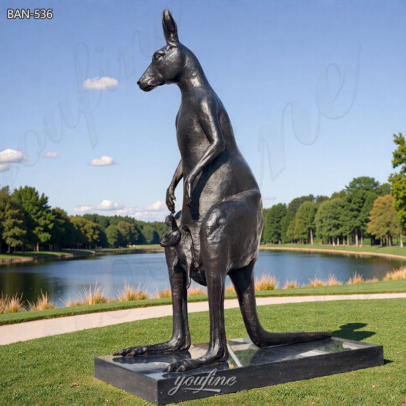 big kangaroo statue