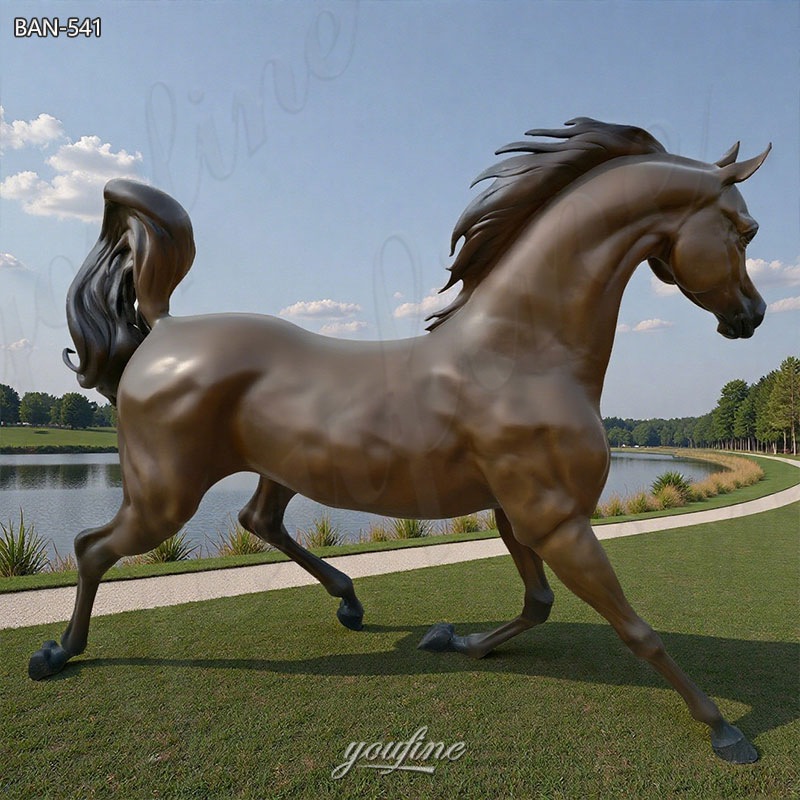 bronze colt statue
