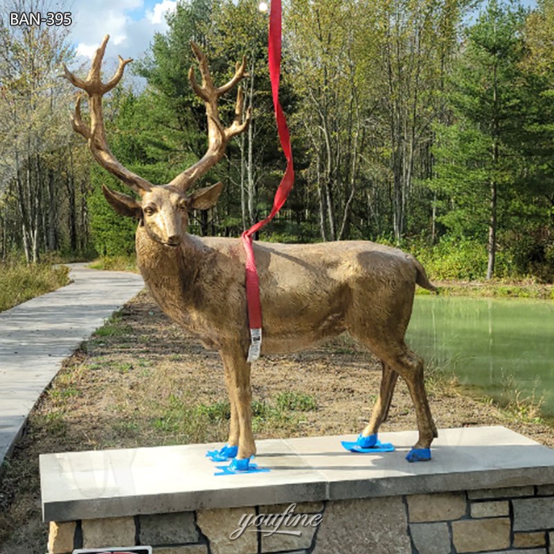large outdoor deer sculpture feedback