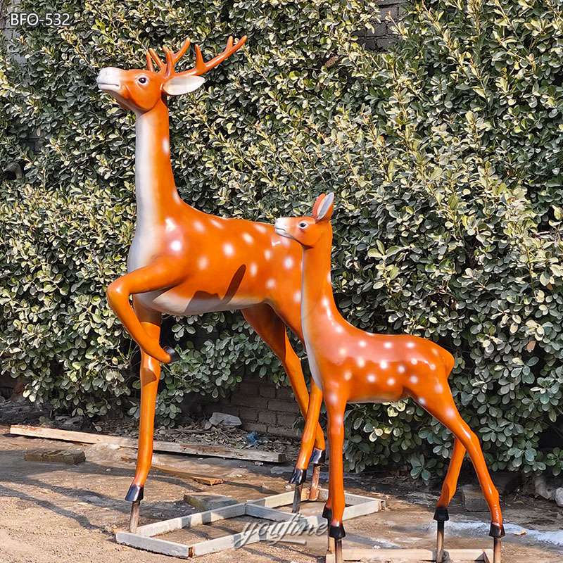life size deer lawn ornament