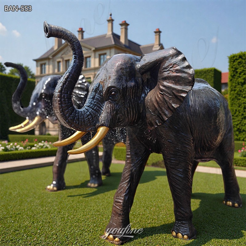 standing elephant statue
