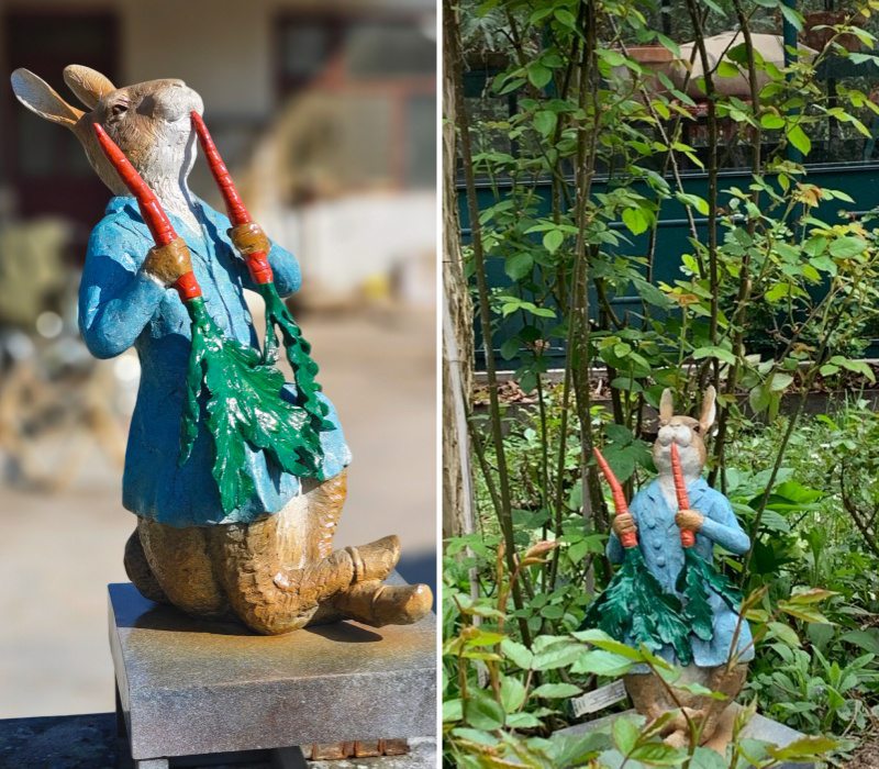 Alice Rabbit Sculpture & Feedback from YouFine Italy Customer