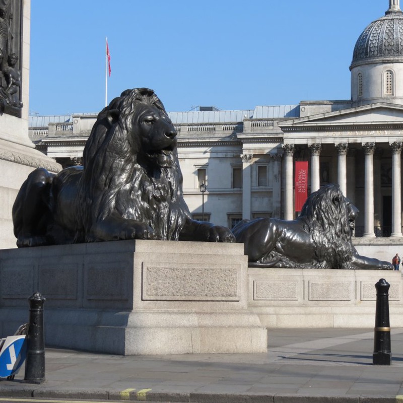 Trafalgar Square Lion sculpture