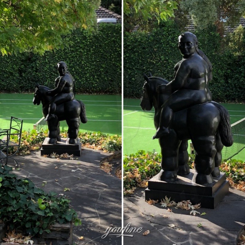 customer feedback on bronze fat horse sculpture