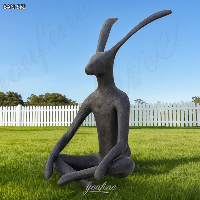 bunny garden sculpture