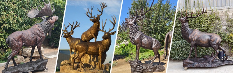 different-deer-statue