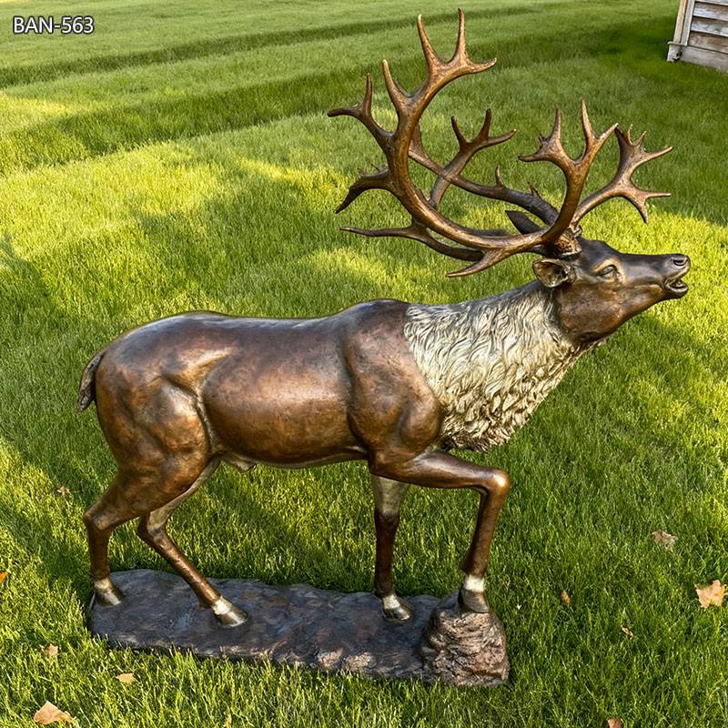life size caribou statue