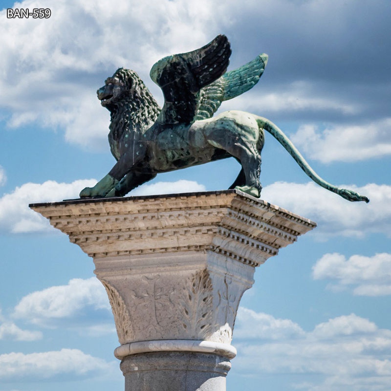 venetian lion statue