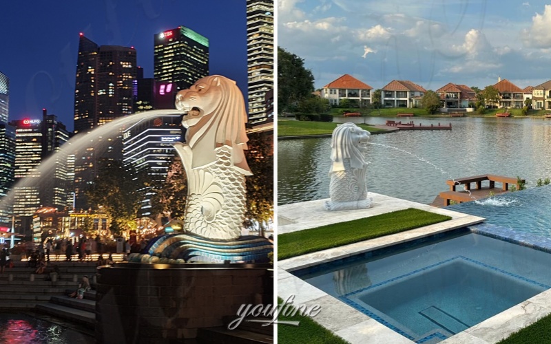 Singapore Merlion Fountain & Merlion Feedback from YouFine American Customer
