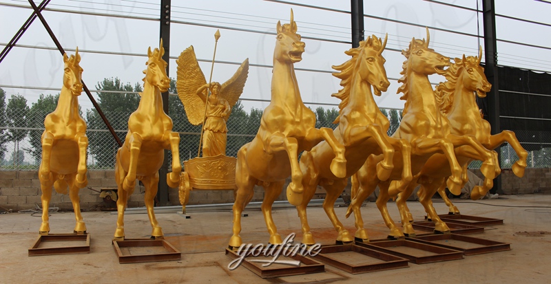 large Apollo Chariot statue