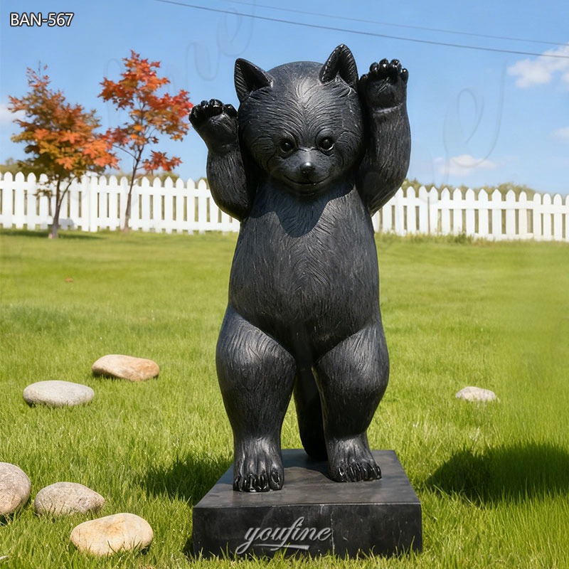 large red panda sculpture