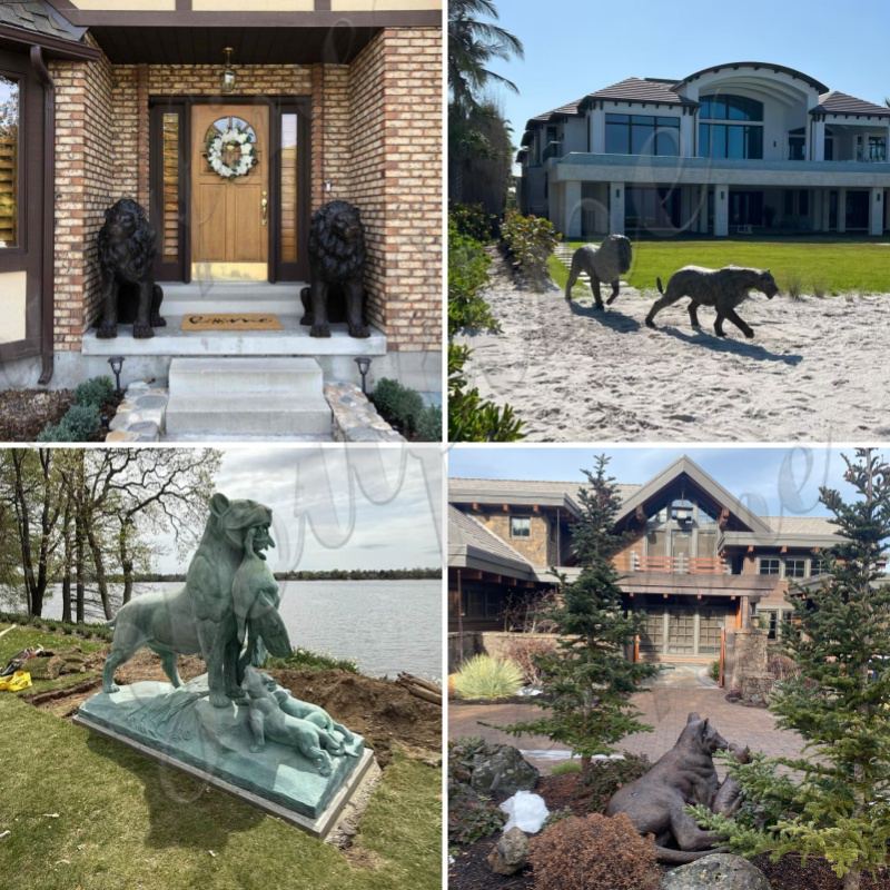More Bronze Lion Statues Feedback from YouFine American Customers