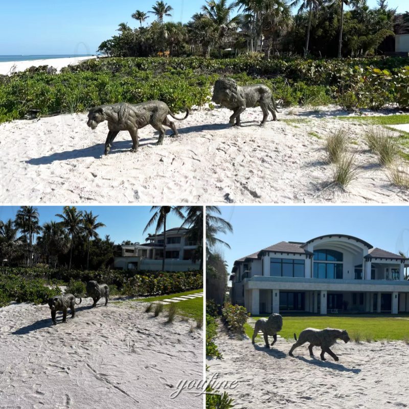 lion and lioness statue feedback from us