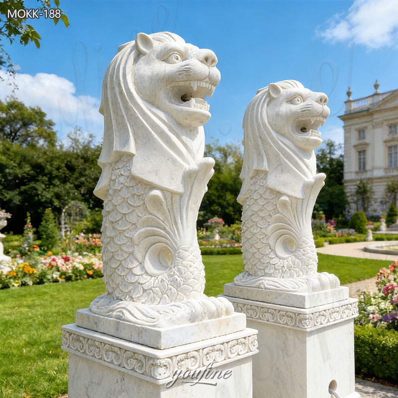 merlion sculptures