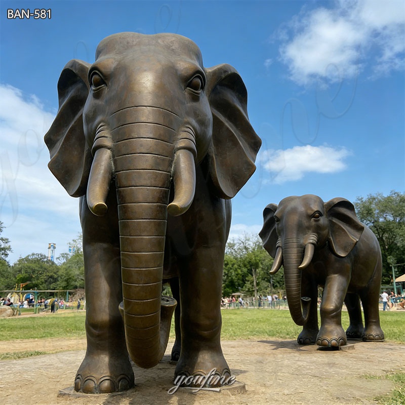 tall elephant statue