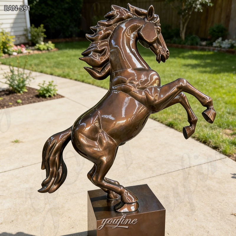 copper horse statue