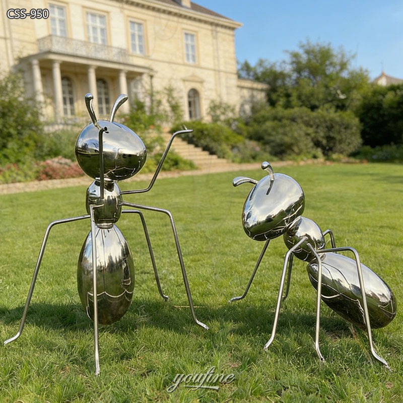 large metal ant sculptures