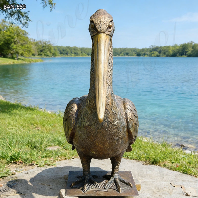 life size pelican sculpture