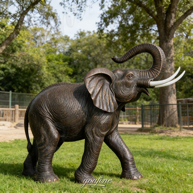 bronze elephant statue for garden