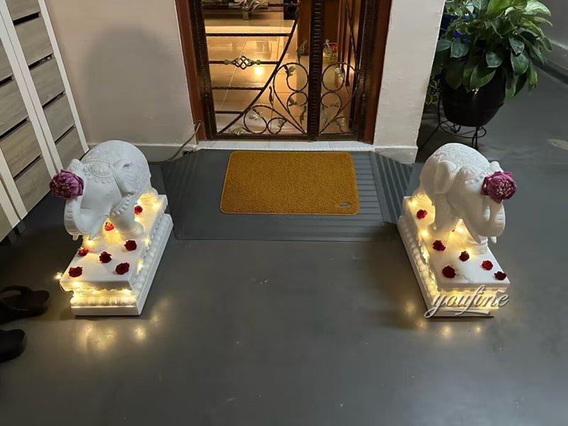 Singapore Marble Elephant Pair Customer Feedback