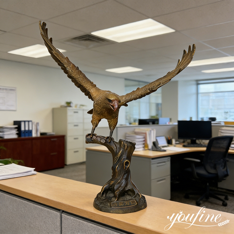 eagle sculpture for office