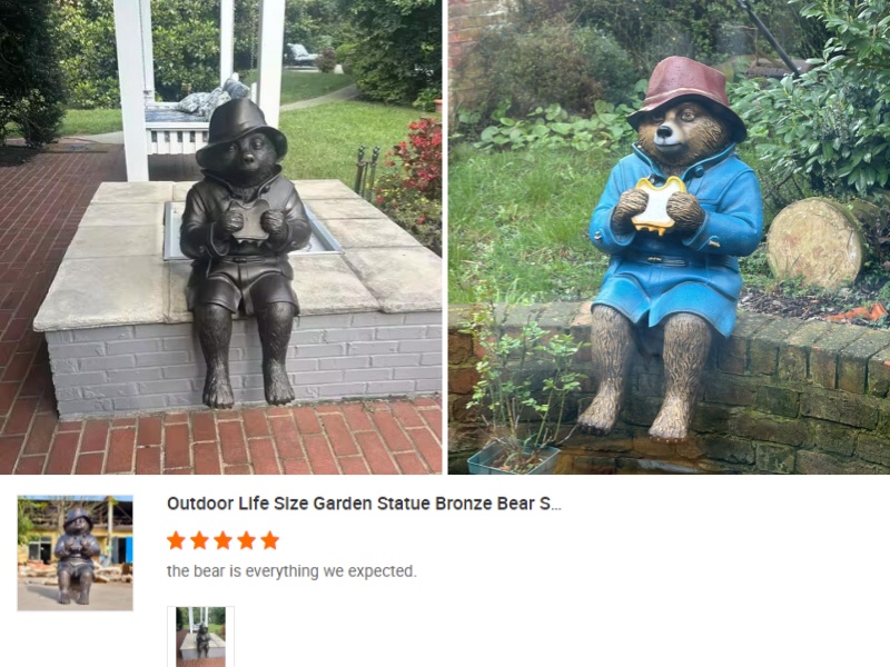 Bronze Paddington Bear Statue Feedback