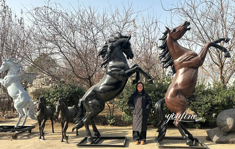 Different Size of Horse Statues in YouFine Foundry