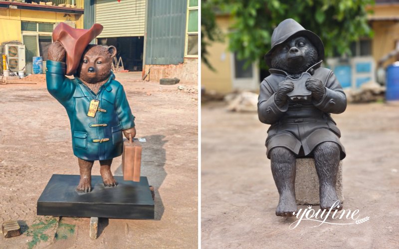 Paddington Bear Statues in YouFine Foundry