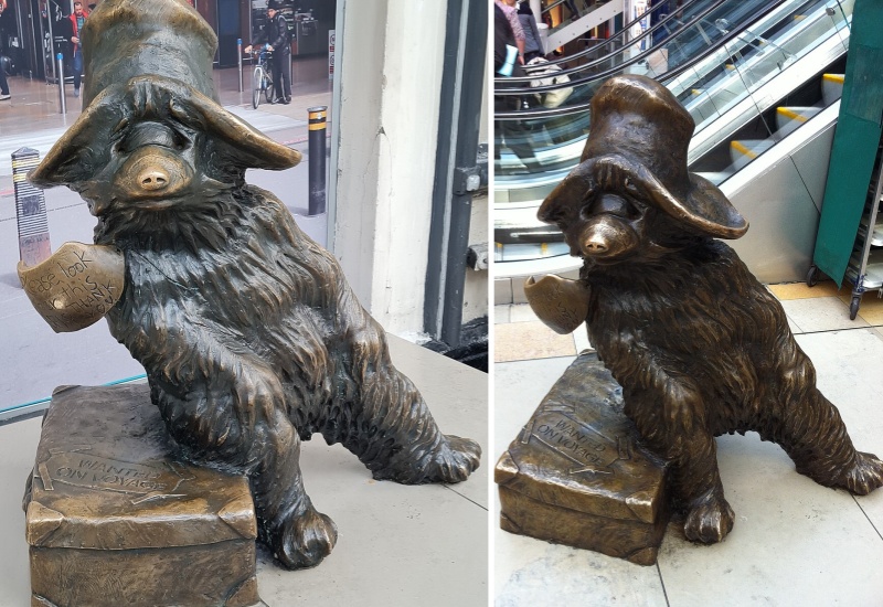 Paddington Station Bronze Statue