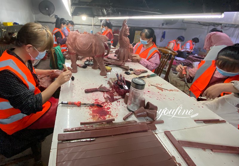 YouFine's Wax Shell Finishing Room