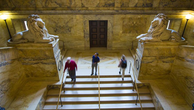 Boston Public Library Lions